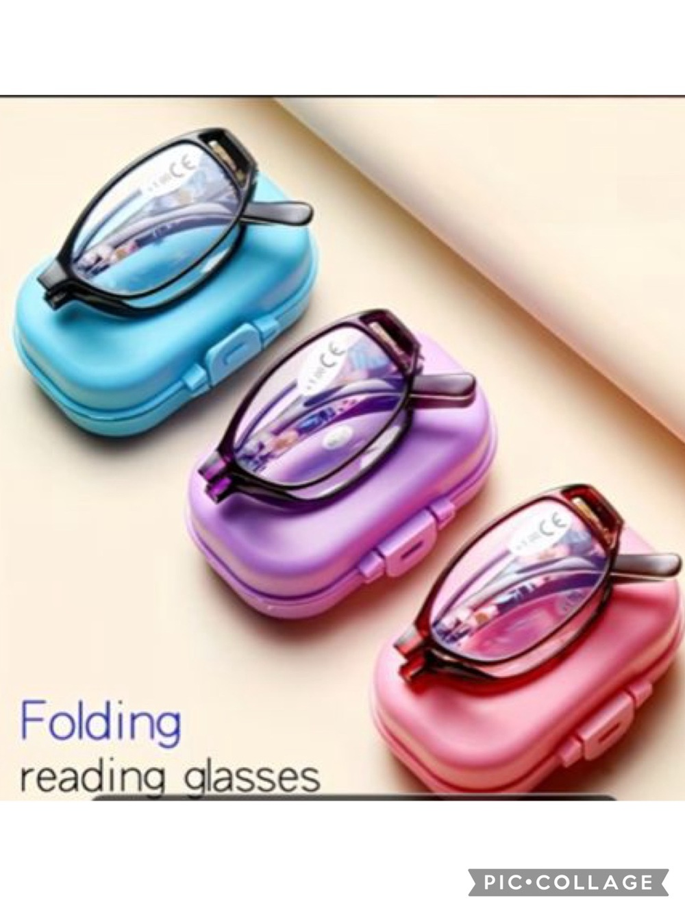 Foldable Reading Glasses with Protective Case